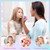 Townley Girl Mermaid Vibes Makeup Set with 8 Pieces, Including Lip Gloss, Nail Polish, Body Shimmer and More in Mermaid Bag, Ages 3+ for Parties, Sleepovers and Makeovers