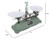 HHNIULI Lab Mechanical Balance Scale - Double Pan Balance Tray Table for Laboratory