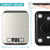 Ultrean Food Scale, Digital Kitchen Scale with LCD Display, Weight Grams and Ounces for Baking Cooking and Meal Prep, 6 Units with Tare Function, 304 Stainless Steel, 11lb (Batteries Included)