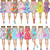 BJDBUS 42 pcs Doll Clothes and Accessories Including 10 pcs Fashion Mini Dresses 32 pcs Shoes, Glasses, Necklaces, Handbag, Hangers Accessories for 11.5 Inch Girl Doll