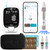 KETO-MOJO GK+ Bluetooth Glucose & Ketone Testing Kit + Free APP for Ketosis & Diabetes Support. 20 Blood Test Strips (10 Each), Meter, 20 Lancets, Lancing Device, and Control Solutions