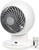 IRIS USA WOOZOO Air Circulator Fan with Remote, Oscillating, 5 Speeds, Quiet Motor, Small Fan for Bedroom, Office, Dorm, White
