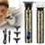 RESUXI Hair Clippers for Men Hair Trimmer for Barbers,Professional Cordless T Blade Trimmer, Beard Edger Liners for Men,Barber Shavers for Hair Cutting,Gold Knight Close-Cutting Hair Machine