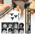 RESUXI Hair Clippers for Men Hair Trimmer for Barbers,Professional Cordless T Blade Trimmer, Beard Edger Liners for Men,Barber Shavers for Hair Cutting,Gold Knight Close-Cutting Hair Machine