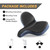 Oversized Comfort Bike Seat Comfortable Replacement Bike Saddle Memory Foam Soft Bike Saddle Waterproof Universal Fit Bicycle Seat for Women Men (d-Wide Plus+ Saddle)