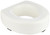 HealthSmart Enhanced Comfort 5" Raised (Round) Toilet Seat Risers for Seniors 5 Slip Resistant Pads FSA/HSA Eligible Padded Toilet Seat Elevation 15.7 x 15.2 x 6.1