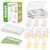 haakaa Colostrum Collector Kit Breast Milk Collector with Cotton Cloth Wipe and Storage Case, Ready-to-Use, Reusable, 4ml/6pcs