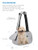 Ownpets Pet Sling Carrier, Fits 15 to 25lbs Extra-Large Dog/Cat Sling Carrier Reversible and Hands-Free Dog Bag with Adjustable Strap and Pocket Shoulder Pad for Outdoor Travel Hiking-1764551252