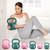 5 lb Kettlebell Weight with Three-handles for Weightlifting, Conditioning and Core Training for Women Men Home Gym [2022 Latest-Green]