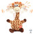 Hopearl Talking Giraffe Repeats What You Say Shaking Head Electric Interactive Animated Toy Speaking Plush Buddy Gift for Toddlers, 9.5''