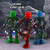 Zing Klikbot Megabots – Pack of Three – Green, Blue and Red - Toy Figures with Unique Accessories – for Kids 8 Plus Zing Klikbot Megabots – Pack of Three – Green, Blue and Red - Toy Figures with Unique Accessories – for Kids 8 Plus