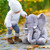 BOOJALOO Giant Stuffed Animals Doll Elephant Stuffed Animal, 24" Stuffed Elephant Plush Toy Gifts for Girls Boys Gray