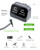 Automatic Watering for Potted Plants, Using a Smart programmable Timer, Features a Waterproof LED Display, a high-Capacity Battery, and Precise Water Distribution. (Gray)