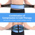 Comfpack Ice Pack for Back Pain Relief with Compression, 2 Packs Reusable Lower Back Wrap Ice Brace Hot Cold Therapy for Sciatic Injuries, Tailbone Pain, Lumbar Surgery, Coccyx, Herniated Disc