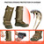 GearOZ Snake Gaiters Snake Chaps, Waterproof Lower Legs Snake Guards, Snake Bite Protective Gaiters, Anti-Snake Boots for Men/Women, Adjustable Size for Hunting/Hiking/Farm Working, Khaki