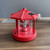Erthree Garden Solar Lights, Outdoor LED Lighthouse, Durable Rotatable Waterproof for Pathway (Red - L)