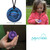 Munchables Sensory Bubble Popper Chew Necklace and Fidget Toy Combination for Kids and Adults (Wavy Navy)