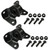 HECASA Torsion Bar Support Mount Kit Compatible with 1999-2007 Chevy Silverado GMC Sierra 1500 / 2500 / 1500 HD / 2500 HD Pickup Truck 4WD, Pair Cross Member Mounting Bushing Replace for 15153956