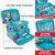 SINGER Sewing Accessories Organizer (Bag Only) – Double Layer Portable Sewing Storage Bag | 2 Detachable Pouches and 18 Compartments, Large Sewing Supplies & Crafting Carry-all (Teal) SINGER Sewing Accessories Organizer (Bag Only) – Double Layer Portable Sewing Storage Bag | 2 Detachable Pouches and 18 Compartments, Large Sewing Supplies & Crafting Carry-all (Teal)