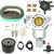 Gbeneiac 16-853-19S KT725 Carburetor for Kohler KT725 KT730 KT735 KT740 KT745 for Kohler 7000 Series Engine 22HP 23HP 24HP 25HP 26HP 1685319-S Carb with Air Filter Fuel Pump Oil Filter