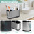 Boperzi Toothbrush and Toothpaste Holder Brushed Nickel Drainage for Bathroom Vanity, Large Electric Toothbrush Storage Caddy Anti-Slip Rustic with Adjustable Dividers for Family, Kids Boperzi Toothbrush and Toothpaste Holder Brushed Nickel Drainage for Bathroom Vanity, Large Electric Toothbrush Storage Caddy Anti-Slip Rustic with Adjustable Dividers for Family, Kids