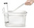 EVERIE Sous Vide Container 12 Quart with Collapsible Hinged Lid Compatible with Breville Joule Sous Vide Immersion Circulator Cooker (Side Mount)