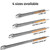 XUDAKAIXIN Fire Pit Tongs 32-inch Super Long for Loading Wood,BBQ with Extended Luxurious Acacia Handle for Fire Pits, Fire Rings,Campfires, and Fireplaces, Outdoor or Indoor ﻿