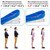 Skyfoot 3 Layers Adjustable Height Increase Shoe Insoles for Height Boosting, 3/4 Length 1 Inch Up Comfy Heel Lifts Inserts (Blue, Women 9.5-13, Men 8.5-14)