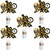 Nialnant 30 Pack Graduation Decorations 2025 Black Gold Graduation Centerpieces for Tables Decoration Sticks, Graduation Table Decorations 2025, Graduation Table Centerpieces Outdoor Parties.