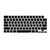 MOSISO Keyboard Cover Skin Compatible with MacBook Air 13.6 inch 2025 M4 A3240/Air 15 inch 2025 M4 A3241/Pro 14 inch 2025 M5 A3434, Black