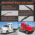 2-Pcs Front Windshield Wiper Arm Pair Kit with Spray Nozzle and Blade Fit for Kenworth 2008-2014 T600,2013-2017 T660,2007-2020 T800/W900,Replace#602-5405,R23102922, R23102923, R23-1035-22, R23-1035-23