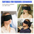 Antyman，Travel Pillow for Airplanes， Secure Head Support with 360° Blackout Eye Mask，Portable Detachable Eye mask，is Suited for Long Flights, Road Trips & Office Breaks，Prevents Head Bobbing