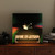 CoolGift Mart Now Playing Vinyl Record Stand, Light up Record Holder, Wooden Acrylic Display with Warm White Lights for Albums, Room Decor, for Vinyl Lovers