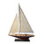Detailed Endeavour J Class Sailing Yacht | 50cm Long Wooden Model | Americas Cup Racing Yacht | Nautical Ornament | Fully Assembled Sailboat Model