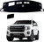 INUBOXES Dashboard Dash Board Cover Mat Pad Carpet Non-Slip Custom Compatible with 2021 2022 2023 Chevrolet Suburban/Tahoe/GMC Yukon (Not for GMC Yukon Denali) Protector Sunshield (Black Trim)