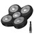 wotdmu Bald Head Shaver Replacement Blades - Sharp Flexible Stainless Steel Rotary Blades for Electric Razor Refills