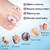 20Pcs Gel Toe Protectors - Durable Silicone Toe Caps, Toe Cushion Guard Cover for Women Men, Relieve Ingrown Toenails, Hammer Toes, Corns, Blisters, Callus, 8S + 12M