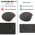 Ampulla GWP02S Garage Wall Protector Car Door Protectors, Designed in Germany (4-Pack)