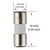 BOJACK 3.6x10mm 8A Fast Acting Ceramic Fuse F8a Universal Travel Adapter Replacement Fuses (Pack of 20)