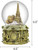 DELIWAY Eiffel Tower Snow Globe Plays 8 Classic Tunes, 100mm Music Snowglobes Carousel Horses Base Hand-Painted Collectible Gifts for Birthday Christmas