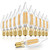 Hizashi 90+ CRI LED Candelabra Bulb 40W Equivalent E12 LED Bulb Dimmable 2700K Soft Warm White, Chandelier Light Bulbs, 4W 450LM Flame Tip CA10 Candle Light Bulbs, UL Listed - 12 Pack