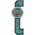 Ice Cold Beer Double-Sided Marquee Bottle Cap Sign With LED Bulbs Vintage Inspired Retro Decor For The Home (25" x 7" x 4")