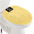 GORILLA GRIP Soft Chenille Bathroom Toilet Lid Cover, Machine Washable Seat Covers, 19.5x18.5, Stays in Place Rubber Backing, Fits Most Round, Elongated and Oblong Lids, Accessories Decor, Yellow