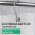 AmazerBath 78 Inch Frosted PEVA Shower Curtain - Heavy Duty with 3 Weighted Stones and 12 Rustproof Grommets