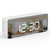 mooas LED Digital Mirror Clock 2 Types, Alarm/Snooze, Temperature, LED Mirror Clock (Rectangle)