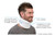 FitPro 3" Foam Cervical Collar, Amazon Exclusive Brand, White -FP10003