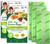 Debbie Meyer, GreenBags 40-Pack (16M, 16L, 8XL) | Reusable Storage Bags Keeps Fruit, Vegetables, Produce, Cut Flowers Fresh Longer, Kitchen & Fridge Preservation Solution, BPA Free, Made in the USA