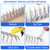 Puthpy Bird Spikes, 5 Feet Stainless Steel Bird Control Spikes for Outside, Pigeon and Squirrel Blocking Spikes, for Garden Fence Roof and Window - 5 Strips Covers 1.5m Puthpy Bird Spikes, 5 Feet Stainless Steel Bird Control Spikes for Outside, Pigeon and Squirrel Blocking Spikes, for Garden Fence Roof and Window - 5 Strips Covers 1.5m