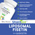 Sharoaid Liposomal Fisetin with Quercetin Supplements 1200 mg per Serving,High Absorption Polyphenols Antioxidants for Women,Men,Non-GMO,Gluten-Free,1 Bottle-60 Softgels