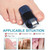 Welnove 1 Pair Toe Splint,Toe Straightener for Hammer Toe,Bent Toe,Claw Toe,Crooked Toe,Toe Wrap to Align and Support Toe - Blue